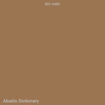 dirt color